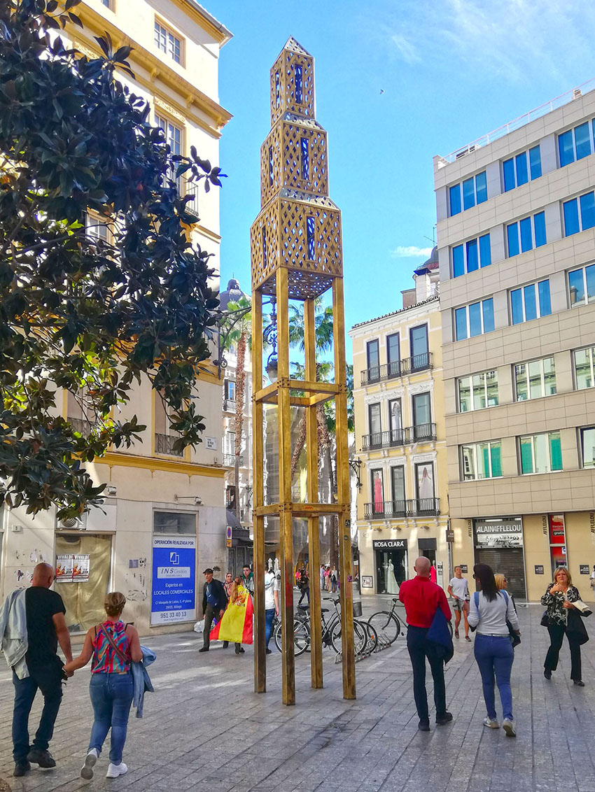 La casa dorada para pájaros